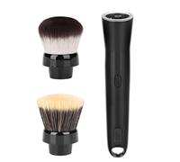 Nicear Brocha de maquillaje eléctrica, brochas de base giratorias automáticas con cabezales extraíbles para una aplicación de maquillaje suave y uniforme, diseño portátil recargable por USB