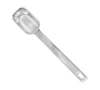 Nicear Cucchiaio dosatore in acciaio inossidabile da 1 cucchiaio da 15 ml Cucchiaio per spezie di forma rettangolare con manico lungo Ideale per caffè Tè in polvere Avena Latte in polvere Usa Argento