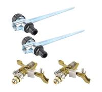 Nicear Irrigatore a Impulsi a 360° Con Punte in Lega Di Zinco - Copertura Del Diametro Di 26 M, Irrigatore Da Giardino Regolabile Per Grandi Aree, Compatibile Con Tubo Flessibile Standard Da 3/4"