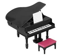 Nicear Pianoforte Per Casa Delle Bambole Strumento Musicale Modello Di Pianoforte Topper Per Torta Mini Pianoforte A Coda Per Ragazze Mobili In Miniatura Per Casa Dei Giochi