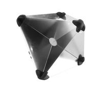 Nicear Riflettore radar ottaedrico marino 12x12 pollici per barche a vela e a motore Riflettore radar ottaedrico in alluminio per una maggiore visibilità
