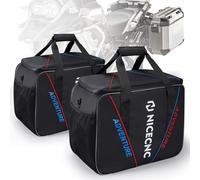 NICECNC Borsa interna laterale moto sinistra destra, 46L espandibile moto bagaglio fodera borsa con cuscinetto piede Compatible with BMW R1200GS R1250GS ADV LC 2004-2022 F850GS F750GS F700GS F800GS