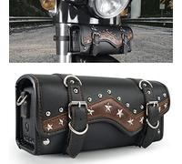 NICECNC Borsa Manubrio Star Rivet Marrone