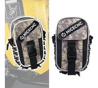 NICECNC Borsa portaoggetti per parafanghi ATV, in tessuto PVC, con striscia riflettente, impermeabile, con cerniera, Compatible with Raptor 700 ATV (mimetico)