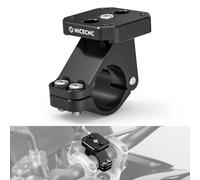 NICECNC Morsetto per manubrio da 32 mm, staffa di montaggio GPS compatibile con R1200GS/Adventure, R1250GS/Adventure, R1300GS/Adventure, alluminio, nero