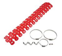 NICECNC Protezione per protezione termica per tubi Compatible with Sherco SE-R/SEF-R 2-Stroke Models Compatible with Husqvarna TE 125/150 / 250/300, TC 250 Vedi montaggio, rosso