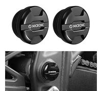 NICECNC Tappo Foro Telaio Compatible with Yamaha Tenere 700 /XTZ700 2019-2023, Nero