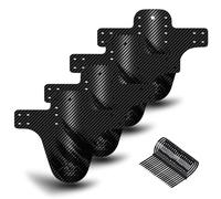 NICEDACK Parafanghi MTB, Confezione da 4, Anteriori e Posteriori compatibili con MTB, Accessori per Bici, parafanghi MTB per Mountain Bike da 20, 26, 27, 27,5" e 29".
