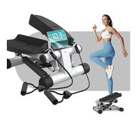 Niceday Mini stepper per la casa | Up-Down Stepper con Power Ropes | Home Trainer con display LCD | 2 in 1 dispositivo di allenamento fino a 100 kg | Allenatore per gambe e braccia, Home Fitness