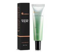 Nicedeco 3 in 1 Colla Solida per Unghie UV 30ml - Gel a Pressione e Punte Morbide - Super Colla per Unghie Artificiali