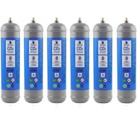 NICEDROP - Bombole CO2 600g per Gasatore - Set 6 Pezzi Risparmio - E290 Alimenta