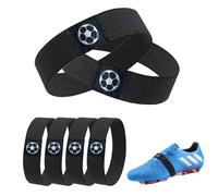 NICEIN 6 pezzi di nastro di fissaggio per lacci,Lacci di fissaggio per scarpe da calcio,Impedisce che le scarpe da calcio si allentino,Supporto per lacci da triathlon adatto per scarpe sportive (M)