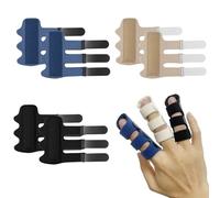 NICEIN Tutore Dito a Scatto, 3 Pezzi Tutore Dito Regolabile, Tutore Pollice, Tutore Mano, Stecca per Ditos per Rotture, Distorsioni, Artrite e Tendiniti, Unisex