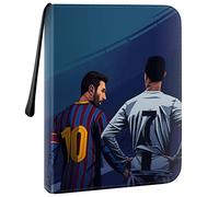 NICEKOOL Album Carte Collezionabili Porta Carte per Yi Gi Oh GX EX Trainer Magic MTG ACNH, 50 Pagine con Capacità 400 Carte, Calcio