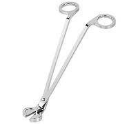 NiceLand Taglierina per Candela, 17.5 cm Stoppino Trimmer in Acciaio Inox Forbici per Stoppino, Attrezzo per Tagliare Lo Stoppino di Candele e Lampade a Olio (Argento)