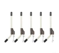 Niceminiwall 5pcs Anti Leger Boom Feeder Rig per pesca alla carpa, progettato per tenere la lunghezza del gancio lontano dalla gabbia di alimentazione per ridurre la torsione della linea (1)