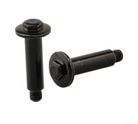 Niceminiwall 614650 Bullone a spalla per tosaerba e spazzaneve Toro - Bullone di ricambio in metallo da 6,4 cm, nero, confezione da 2 compatibile con Personal Pace