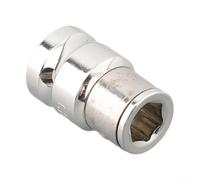 Niceminiwall Adattatore per chiave a bussola in acciaio al cromo vanadio con supporto per punte esagonali, convertitore a cricchetto per strumenti da 1/4", 3/8" e 1/2", utensile manuale resistente ad
