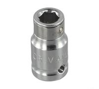 Niceminiwall Adattatore per chiave a bussola in acciaio al cromo vanadio con supporto per punte esagonali, convertitore a cricchetto per strumenti da 1/4", 3/8" e 1/2", utensile manuale resistente ad