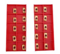 Niceminiwall Apkt11t3, inserti in carburo con rivestimento in stagno, inserti per fresatura in carburo, rivestimento in TiN per fresa facciale, 20 pezzi