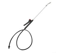 Niceminiwall Bacchetta per irrigazione da giardino, ricambio per lancia spruzzatrice, bacchetta spruzzatore per tubo da giardino, regolabile in acciaio inox, con valvola di arresto integrata per