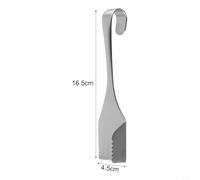 Niceminiwall Burro in acciaio inox per affettatrice e formaggio, utensile da cucina con manico antiscivolo, lama ad angolo retto per tagli uniformi, design duraturo e facile da pulire, adatto per