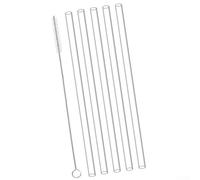 Niceminiwall Cannucce di ricambio per ThermoFlask da 1180 ml, confezione da 5 pezzi, trasparenti, per cannucce in Tritan, con spazzola per la pulizia, compatibili con ThermoFlask