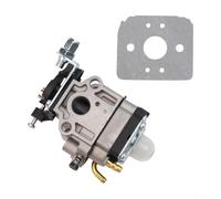 Niceminiwall Carburatore di ricambio per BG-BC 43/ AS (.7 PS / .24 kW) e per tosaerba e decespugliatore BG-PT 3041 - Costruzione in lega con guarnizione, 10 × 7