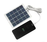 Niceminiwall Caricatore a pannello solare da 6 W, 5 V, con cavo USB da 300 cm, per telecamere di sicurezza esterne e smartphone, impermeabile e ad alta efficienza (tipo C)