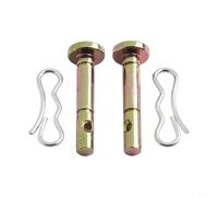 Niceminiwall Cesoie di ricambio e coppiglie per spazzaneve CADET e per Craftsman - 738-04124A/714-04040 - Metallo, lunghezza 0,62 cm, testa tonda 13,8 mm, (1 set)