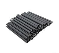 Niceminiwall Clip di fissaggio per recinzione, 19 cm di altezza, in PVC, strisce frangivista con morsetto per sbarre, installazione di attrezzi, compatibile con bipolare