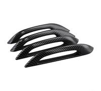Niceminiwall Confezione da 4 coperture protettive per maniglia della porta in ABS con design in fibra di carbonio resistente al gelo, per Tesla Model 3 e Model Y 2017 2023, antigraffio e