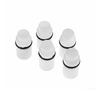 Niceminiwall Confezione da 5 ugelli per idropulitrice in ceramica per sabbiatrici a sabbia e bagnato, diametro dell'acqua 4,4 mm, lunghezza 25,6 mm, diametro esterno 11,6 mm, per alluminio durevole