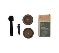 Niceminiwall Coperchi riutilizzabili in silicone per cialde di caffè compatibili con capsule VertuoLine, coperture per capsule ad alta resistenza per uso alimentare, per la produzione di birra