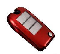 Niceminiwall Custodia pieghevole per chiave auto, portachiavi per Roewe RX5 MG3 MG5 MG6 MG7 ZS per GT per GS 350 360 750 W5, guscio protettivo anti-erosione durevole per (rosso)