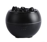 Niceminiwall Diffusore di oli essenziali a fiamma, umidificatore a nebbia fredda, 360 ml, con 7 luci che cambiano colore e effetto fuoco realistico, per aromaterapia domestica e qualità dell'aria
