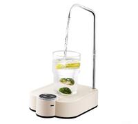 Niceminiwall Dispenser elettrico per acqua con beccuccio rotante a 360° in acciaio inox, controllo touch e flusso regolabile, ricaricabile tramite USB di tipo C, design compatto della pompa da tavolo