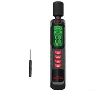 Niceminiwall Dispositivo portatile di misurazione del livello sonoro con display chiaro da 1 5 pollici, registrazione del valore minimo massimo e grafico a barre analogico per l'uso in ambienti