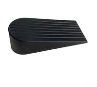 Niceminiwall Fermaporta a cuneo extra large in gomma termoplastica resistente, per casa, ufficio, hotel, antiscivolo, fermaporta in gomma a lunga durata, resistente a forte (nero)