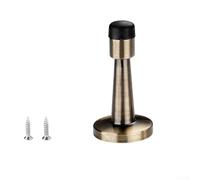 Niceminiwall Fermaporta in acciaio inox con tampone in gomma per una protezione silenziosa anti-collisione, protezione da parete e porta ispessita per bagno, camera da letto, soggiorno (bronzo)