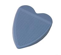 Niceminiwall Fermaporta in silicone a forma di cuore non perforato, con base antiscivolo e assorbimento degli urti, design con scatola portaoggetti integrata, per camera da letto, bagno, cucina e