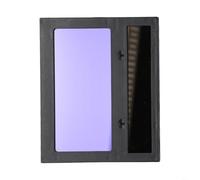 Niceminiwall Filtro LCD alimentato solare della lente della saldatura con lo schermo protettivo automatico di tecnologia DIN9-13 di oscuramento, per la lavorazione e la fabbricazione dei metalli