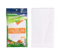 Niceminiwall Garza in cotone non sbiancato di grado 20, riutilizzabile, per scolare e fare formaggi, 1,8 m (1,8 m)