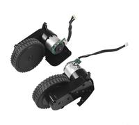 Niceminiwall Gruppo motore ruota aspirapolvere robot compatibile con 30C 35C 11S e 1090 950, ruote motrici di ricambio sinistra e destra, ingranaggio per aspirapolvere robot nero