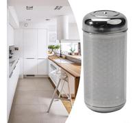 Niceminiwall Infusore da tè in acciaio inox per tè e spezie sfusi, filtro a rete con catena per miscele di erbe, condimenti, tè freddo, zuppe, (L)
