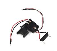 Niceminiwall Interruttore a grilletto per trapano elettrico, 16 A, 7,2 V-24 V, senza fili, controllo della velocità, pulsante con luce piccola, interruttore elettrico di ricambio per trapano a mano e