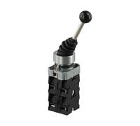 Niceminiwall Interruttore joystick oscillante a 4 posizioni con ritorno a molla 4NO - Tipo di ripristino con lunghezza asta 65 mm e foro di montaggio da 22 mm, compatibile con XD2PA24CR, 240 V 3 A