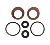 Niceminiwall Kit di guarnizioni in pelle per pompa dell'acqua con guarnizioni O-Ring Parti di manutenzione per pompa manuale tipo 90 Set manicotto pistone in pelle bovina marrone