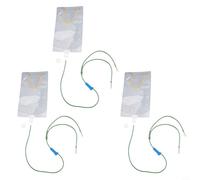 Niceminiwall Kit di irrigazione automatica a goccia per piante d'appartamento, valvola di controllo del flusso regolabile, sacchetti di plastica da 500 ml/1 l/2 l, adatto per vasi da interni (1 L)