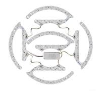 Niceminiwall Modulo per plafoniera LED dimmerabile a 3 colori, 72 W 96 W, pannello di montaggio magnetico con lente ottica, kit di ricambio bianco brillante per soggiorno camera da letto (4 pezzi)